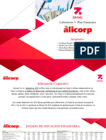 Lab V - Plan Financiero - Alicorp