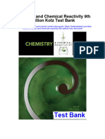 Ebook Chemistry and Chemical Reactivity 9Th Edition Kotz Test Bank Full Chapter PDF