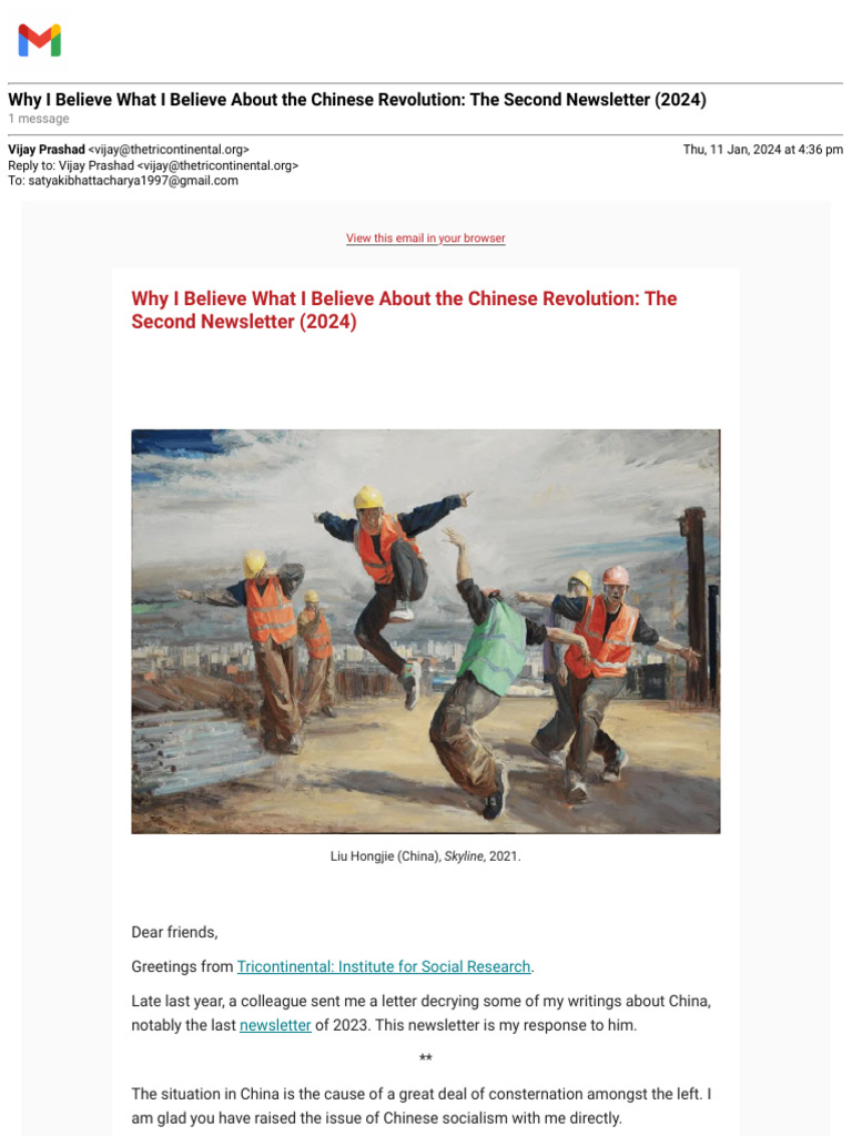 Gmail Why I Believe What I Believe About The Chinese Revolution The