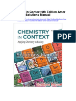 Ebook Chemistry in Context 9Th Edition Amer Solutions Manual Full Chapter PDF
