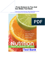 Download Nutrition From Science To You 2Nd Edition Blake Test Bank full chapter pdf