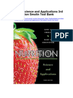 Nutrition Science and Applications 3Rd Edition Smolin Test Bank Full Chapter PDF
