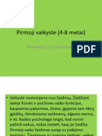 Pirmoji Vaikyste (4-8 Metai)