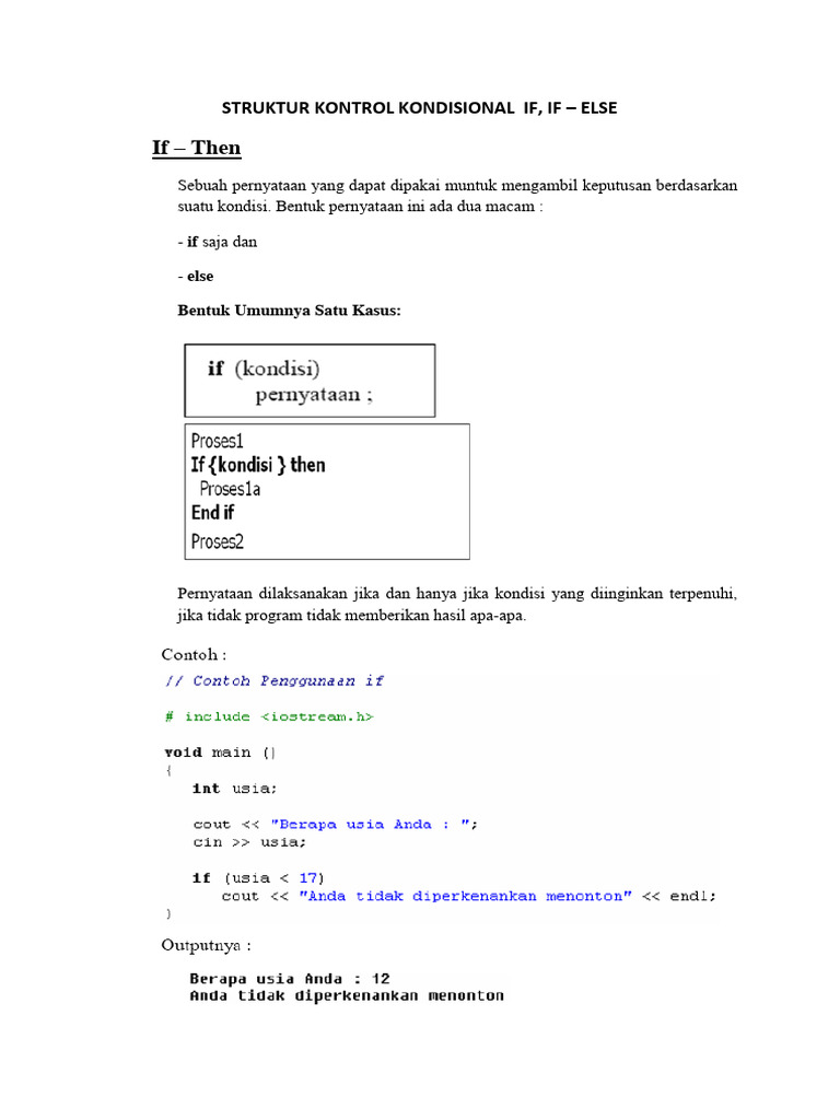 Algoritma Pemrograman Informatika 1 - p5 B | PDF