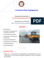 Pavement Construction Equipments