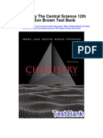 Ebook Chemistry The Central Science 12Th Edition Brown Test Bank Full Chapter PDF
