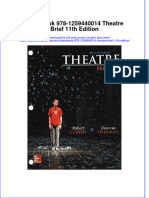 EBOOK Etextbook 978 1259440014 Theatre Brief 11Th Edition Download Full Chapter PDF Docx Kindle