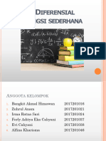 (Kel. 3) Diferensiasi Fungsi Sederhana