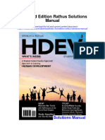 Hdev 3Rd Edition Rathus Solutions Manual Full Chapter PDF
