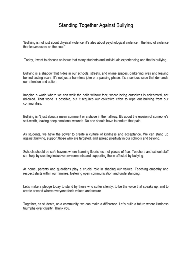 Bullying Pdf