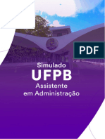 Simulado UFPB - Assistente em Administração