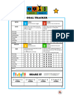 Goal Tracker Template PDF Download