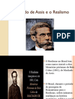 Slide o Realismo e Machado de Assis