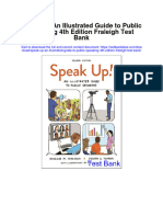 Download Speak Up An Illustrated Guide To Public Speaking 4Th Edition Fraleigh Test Bank full chapter pdf