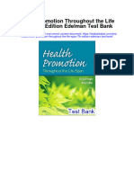 Health Promotion Throughout The Life Span 7Th Edition Edelman Test Bank Full Chapter PDF