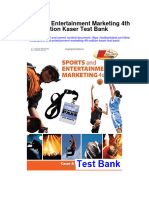 Sports and Entertainment Marketing 4Th Edition Kaser Test Bank Full Chapter PDF