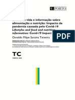 Estilos de Vida e Informação Sobre Alimentação e Nutrição: Impacto Da Pandemia Causada Pelo Covid-19