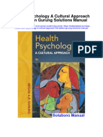 Health Psychology A Cultural Approach 3Rd Edition Gurung Solutions Manual Full Chapter PDF