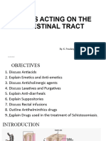 Drugs Acting On The Intestinal Tract1