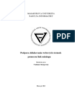 Podpora Zhlukovania Webových Stránok Pomocou Link Miningu: Masarykova Univerzita Fakulta Informatiky