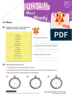 A1 Movers Woody Worksheet - PDF Unit5