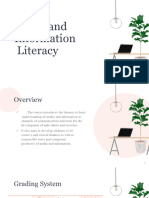 Media and Information Literacy