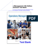 Operations Management 12Th Edition Stevenson Test Bank Full Chapter PDF