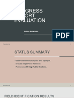 Progress Report Evaluation