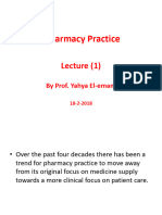 Pharmacy Practice: Lecture