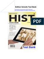 Hist 3Rd Edition Schultz Test Bank Full Chapter PDF