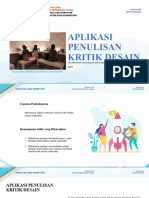 Pertemuan 14 - Aplikasi Penulisan Kritik Desain