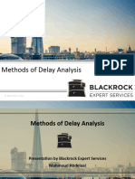 Blackrock Methods of Delay Analysis