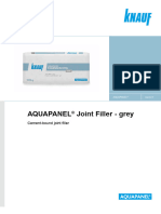 AQUAPANEL Joint Filler Grey Datasheet 0817