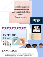 Types of Language