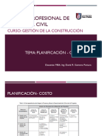 Clase 10 - Planificación Del Costo