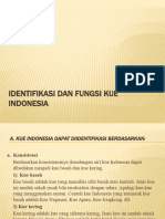 Identifikasi Dan Fungsi Kue Indonesia