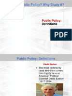Handouts of Public Policy
