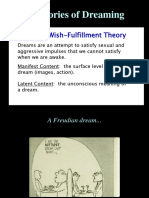 Theories of Dreaming: Freud's Wish-Fulfillment Theory