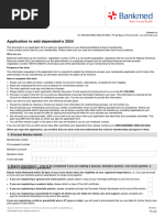 Application To Add Dependants