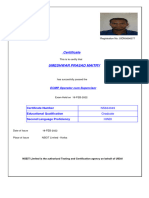 Certificate: Registration No: UIDN0696377