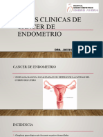 14.6 Bases Clínicas de Cáncer de Endometrio