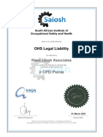 Klass Looch Associates - OHS Legal Liability