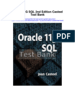 Oracle 11G SQL 2Nd Edition Casteel Test Bank Full Chapter PDF