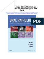Oral Pathology Clinical Pathologic Correlations 6Th Edition Regezi Test Bank Full Chapter PDF