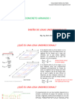 Diseño de Losas Unidireccionales