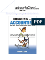 Horngrens Accounting Volume 1 Canadian 10Th Edition Nobles Solutions Manual Full Chapter PDF