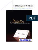 Statistics 3Rd Edition Agresti Test Bank Full Chapter PDF