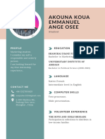 Resume of Emmanuel