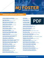 MJ - Foster-ApprovedProprietary LOUISIANA Schools