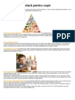 Piramida alimentară pentru copii